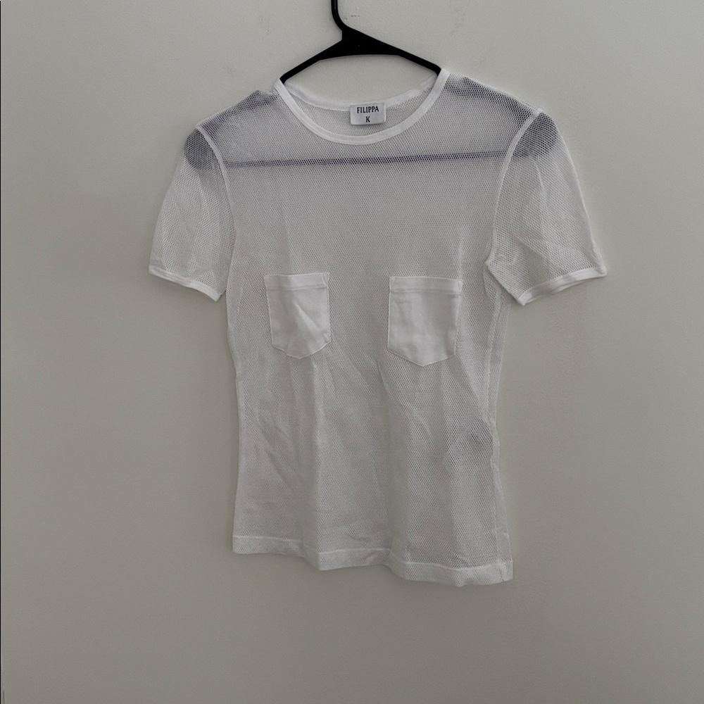 FILIPPA K
Pocket-Detail Mesh Cotton T-Shirt size XS - Picture 4 of 7